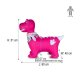 Bouncing animal Dino with wings HoppyDoo pink with pump