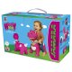 Bouncing animal Dino with wings HoppyDoo pink with pump