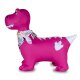 Bouncing animal Dino with wings HoppyDoo pink with pump