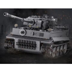CaDA Tank Tiger 1:35 grey 2,4GHz Bricks