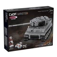 CaDA Tank Tiger 1:35 grey 2,4GHz Bricks