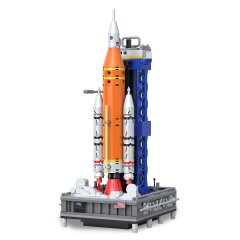 CaDA Artemis Space Launch System 1:460 orange Bricks