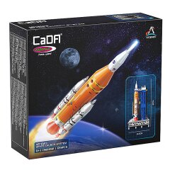 CaDA Artemis Space Launch System 1:460 orange Bricks