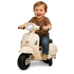 Ride-on Vespa Mini bianco Li-Power 8.4