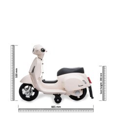 Ride-on Vespa Mini white Li-Power 8.4