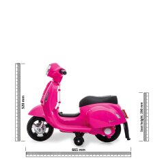Ride-on Vespa Mini pink Li-Power 8.4
