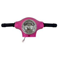 Guidon Ride-on Vespa Mini rose complet