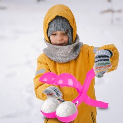 Snow Play Pinza para bolas de nieve Duo 38cm rosa