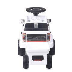 Correpasillo Shelby Ford F-150 Raptor con remolque blanco