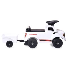 Push Car Shelby Ford F-150 Raptor with trailer white