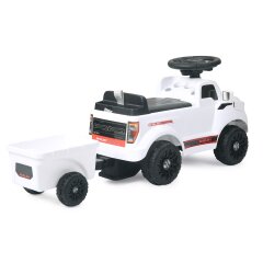 Push Car Shelby Ford F-150 Raptor with trailer white