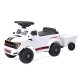 Correpasillo Shelby Ford F-150 Raptor con remolque blanco
