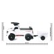 Push Car Shelby Ford F-150 Raptor with trailer white