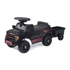 Correpasillo Shelby Ford F-150 Raptor con remolque negro