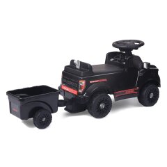 Correpasillo Shelby Ford F-150 Raptor con remolque negro