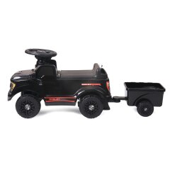Correpasillo Shelby Ford F-150 Raptor con remolque negro