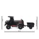 Correpasillo Shelby Ford F-150 Raptor con remolque negro