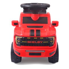 Push Car Shelby Ford F-150 Raptor with trailer red