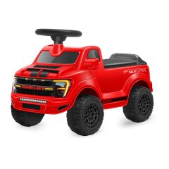 Push Car Shelby Ford F-150 Raptor with trailer red