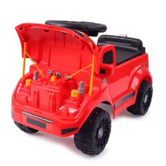 Push Car Shelby Ford F-150 Raptor with trailer red