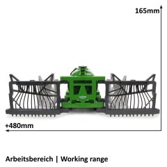 Fendt Chariot &agrave; tambour avec distributeur de tuyaux flexibles