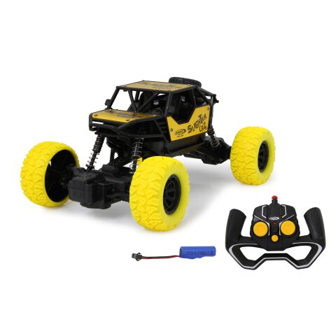 Slighter CR1 RC Crawler Diecast amarillo 2,4GHz