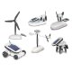 Solar Kit 6en1 negro/blanco