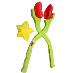 Snow Play Snowball Maker Scoop Heart and star 2in1