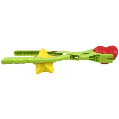 Snow Play Snowball Maker Scoop Heart and star 2in1