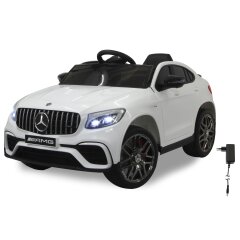 Ride-on Mercedes-AMG GLC 63 S Coup&eacute; wei&szlig; 12V