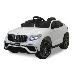 Ride-on Mercedes-AMG GLC 63 S Coup&eacute; wei&szlig; 12V