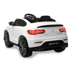 Ride-on Mercedes-Benz AMG GLC 63 S Coup&eacute; bianca 12V