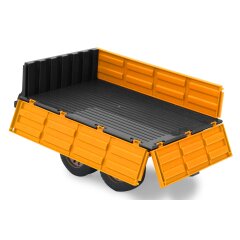 Remorque Basculante jaune pour RC Tracteur 1:16