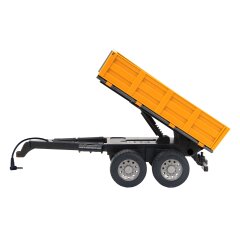 Remorque Basculante jaune pour RC Tracteur 1:16