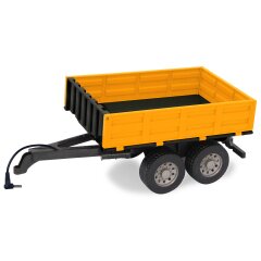 Tipper Trailer yellow for RC-Tractor 1:16
