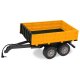 Tipper Trailer yellow for RC-Tractor 1:16