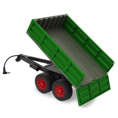 Basculador verde oscuro para Tractor-RC 1:16