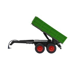Basculador verde oscuro para Tractor-RC 1:16
