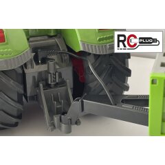 Cassone ribaltabile verde scuro per Trattore-RC 1:16
