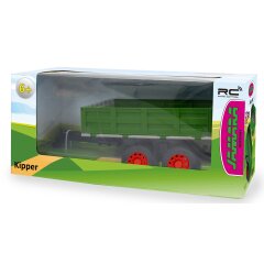 Kipper dunkel grün für RC-Traktor 1:16