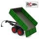 Cassone ribaltabile verde scuro per Trattore-RC 1:16