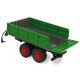 Cassone ribaltabile verde scuro per Trattore-RC 1:16
