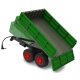 Tipper Trailer dark green for RC-Tractor 1:16