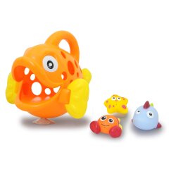 Bath toys collector Hungry Fish orange