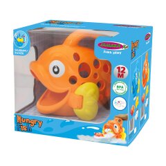 Organisateur de jouets de bain Hungry Fish orange
