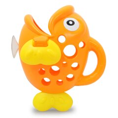 Organisateur de jouets de bain Hungry Fish orange