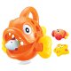 Bath toys collector Hungry Fish orange