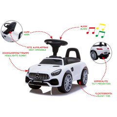 Cavalcabile Mercedes-Benz AMG GT bianco 2in1
