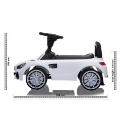 Cavalcabile Mercedes-Benz AMG GT bianco 2in1