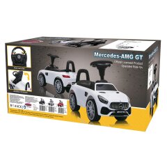 Correpasillo Mercedes-Benz AMG GT blanco 2en1